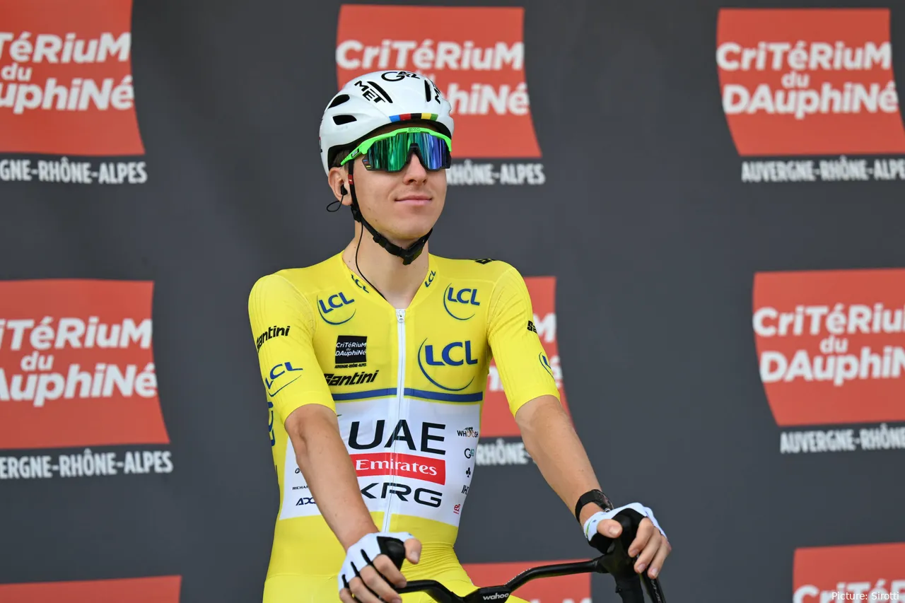 Tadej Pogacar, ganador del Critérium du Dauphiné 2025