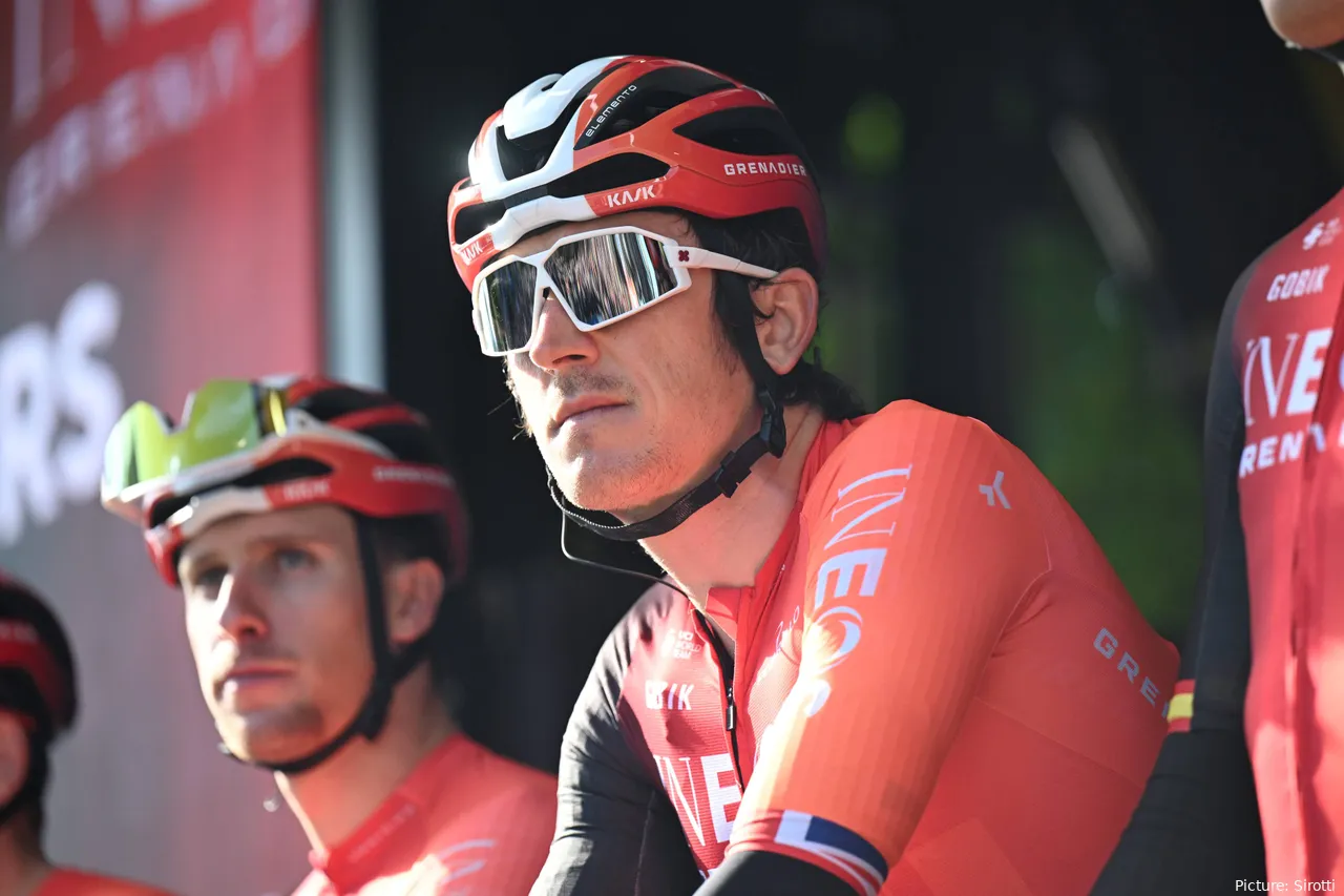 G Thomas, antes de su último Tour de Francia.&nbsp;