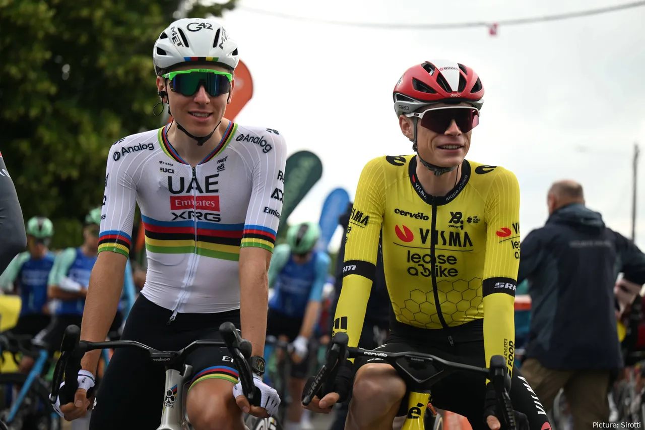 Tadej Pogacar y Jonas Vingegaard, grandes favoritos para el Tour de Francia 2025