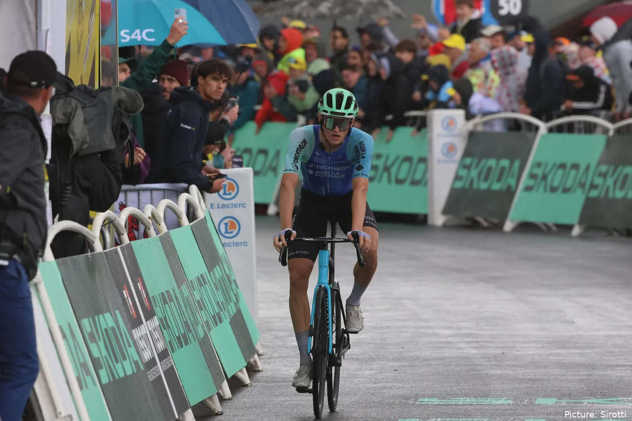 Felix Gall, estrella de Decathlon en la Vuelta a España.&nbsp;
