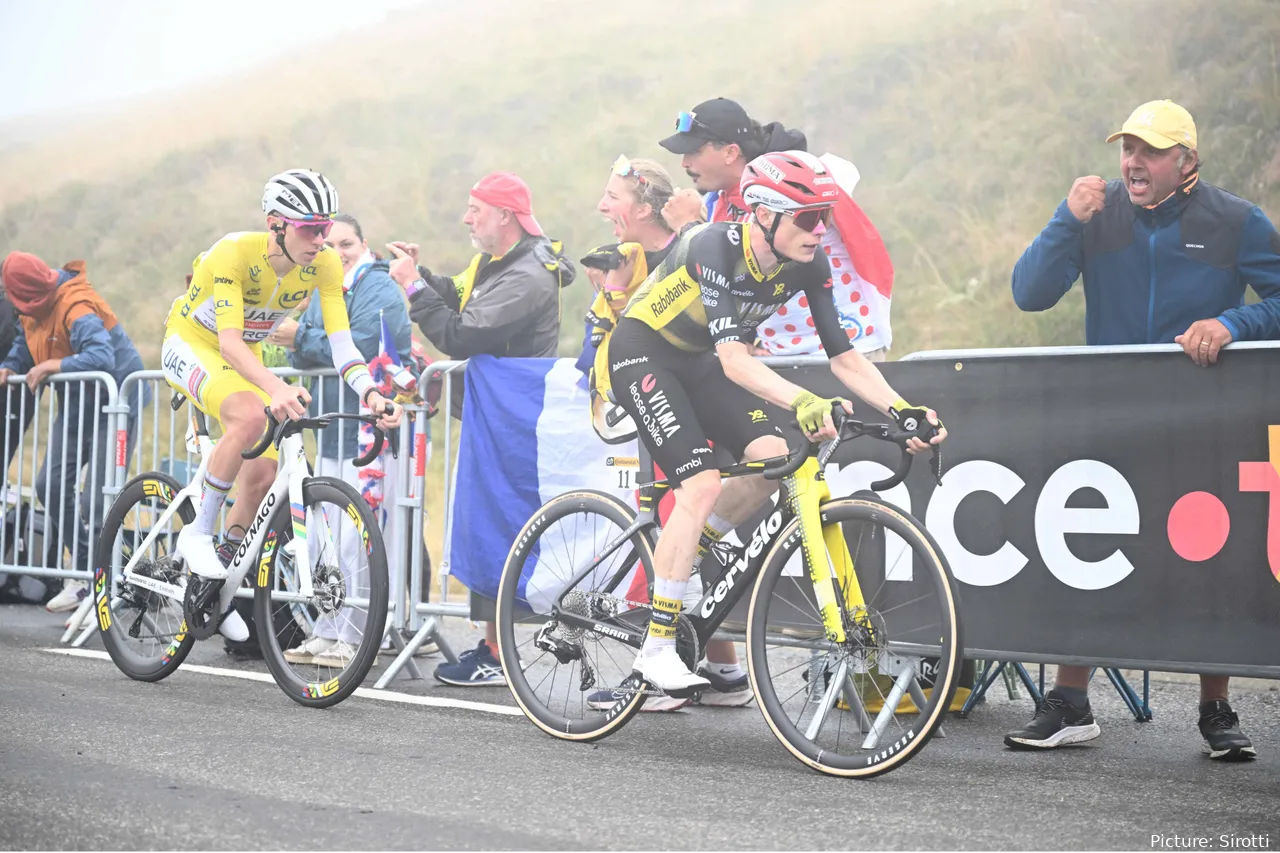 Tadej Pogacar y Jonas Vingegaard, los dos mejores ciclistas de este Tour de Francia 2025