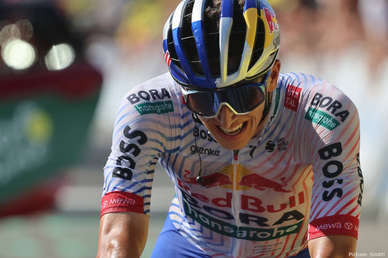 Florian Lipowitz está a 6 segundos del podio tras 13 etapas en el Tour de Francia 2025