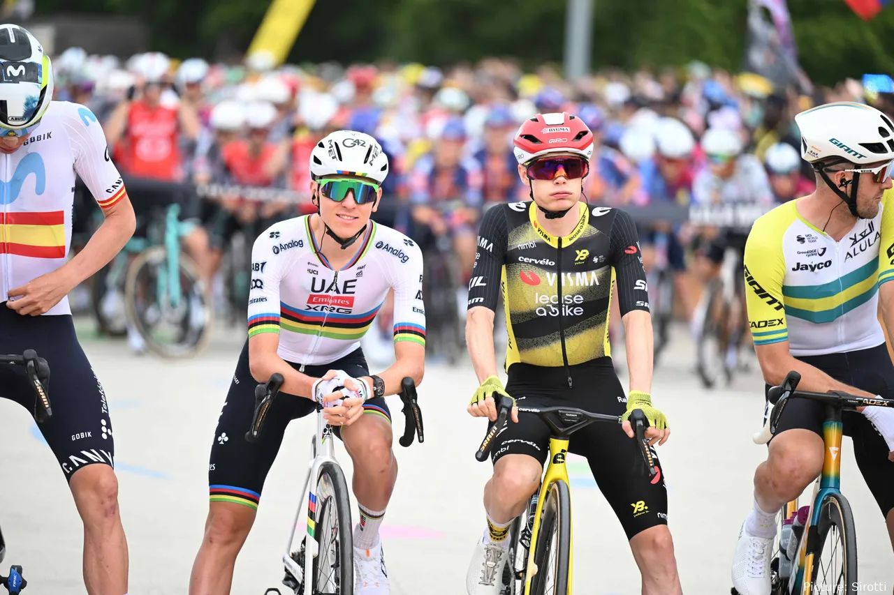 Tadej Pogacar y Jonas Vingegaard, los dos principales favoritos a la clasificación general final del Tour de Francia 2025