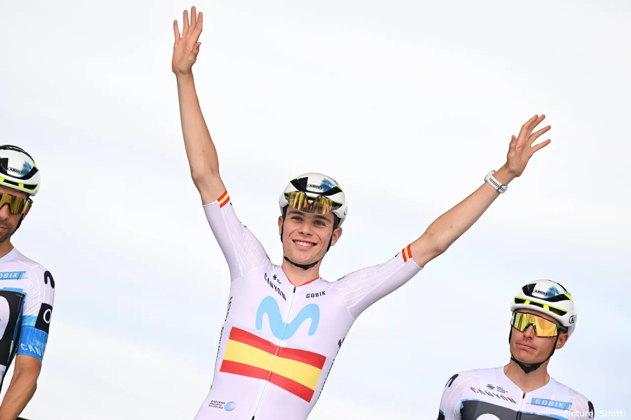 Iván Romeo ha sido el mejor ciclista de Movistar Team en 2025