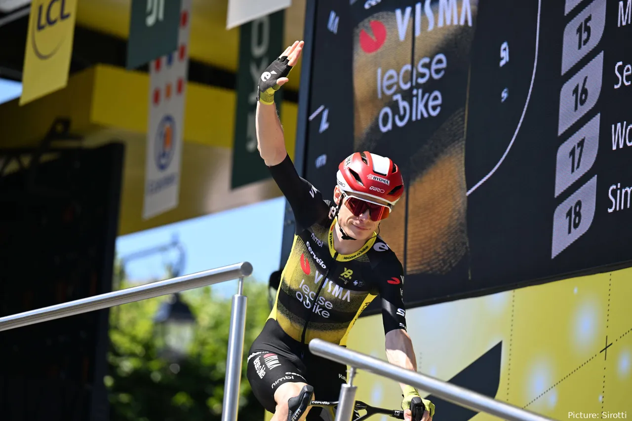 Jonas Vingegaard es 4º del Tour de Francia 2025 tras 10 etapas