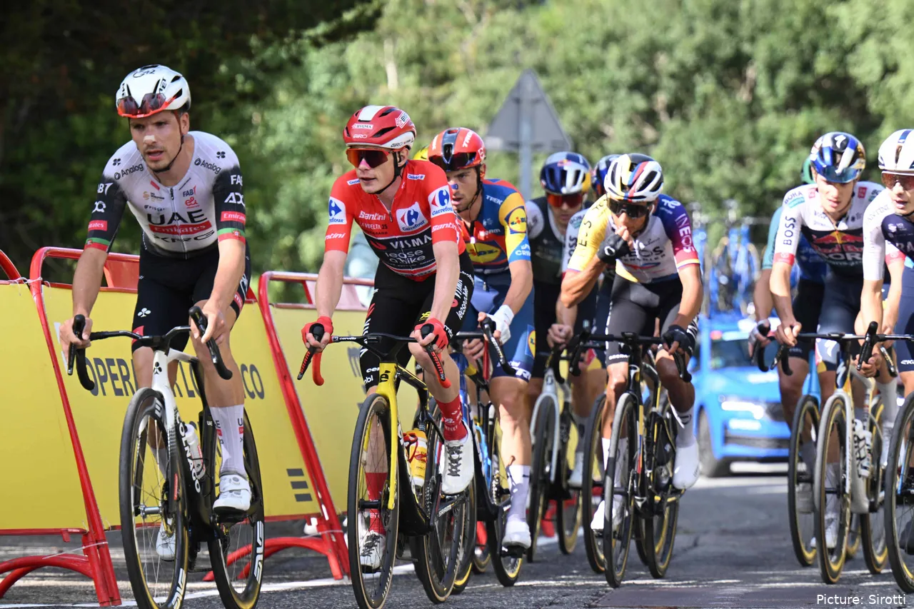 Jonas Vingegaard entró en meta tras Joao Almeida en La Vuelta a España.&nbsp;