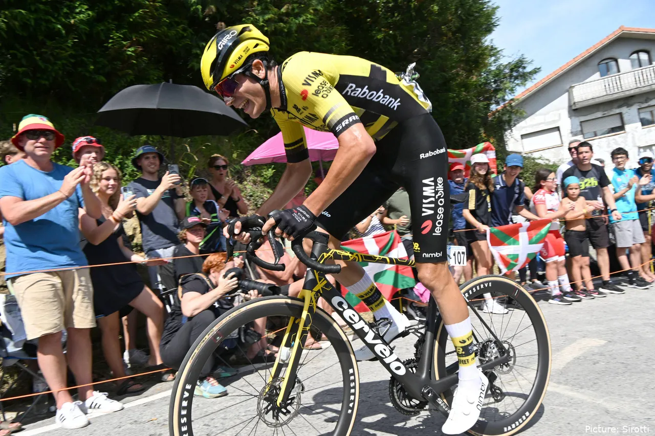 Cian Uijtdebroeks, estrella belga de Visma.&nbsp;