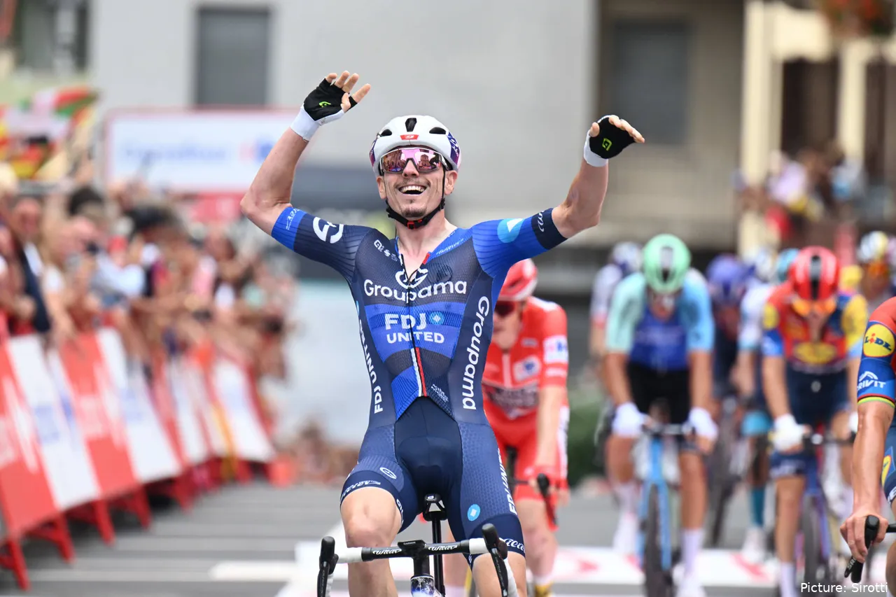 David Gaudu gana la tercera etapa de la Vuelta a España gracias a un soberbio sprint