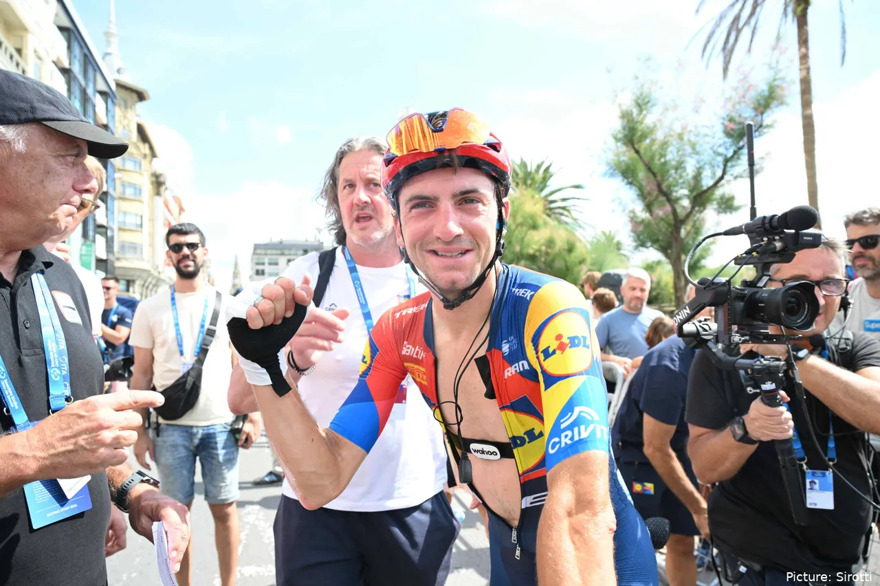 Giulio Ciccone, ganador de la Clásica de San Sebastián en este 2025