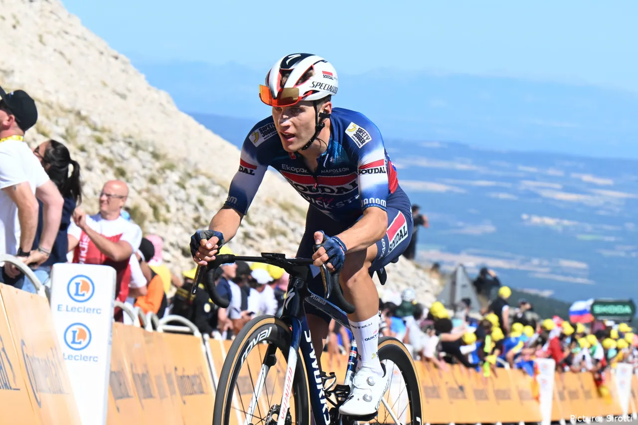 Ilan Van Wilder impresionó en el Tour de Francia 2025