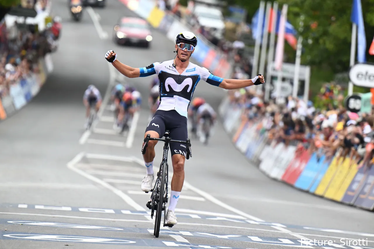 Javier Romo ganó en el Tour Down Under 2025. @Sirotti