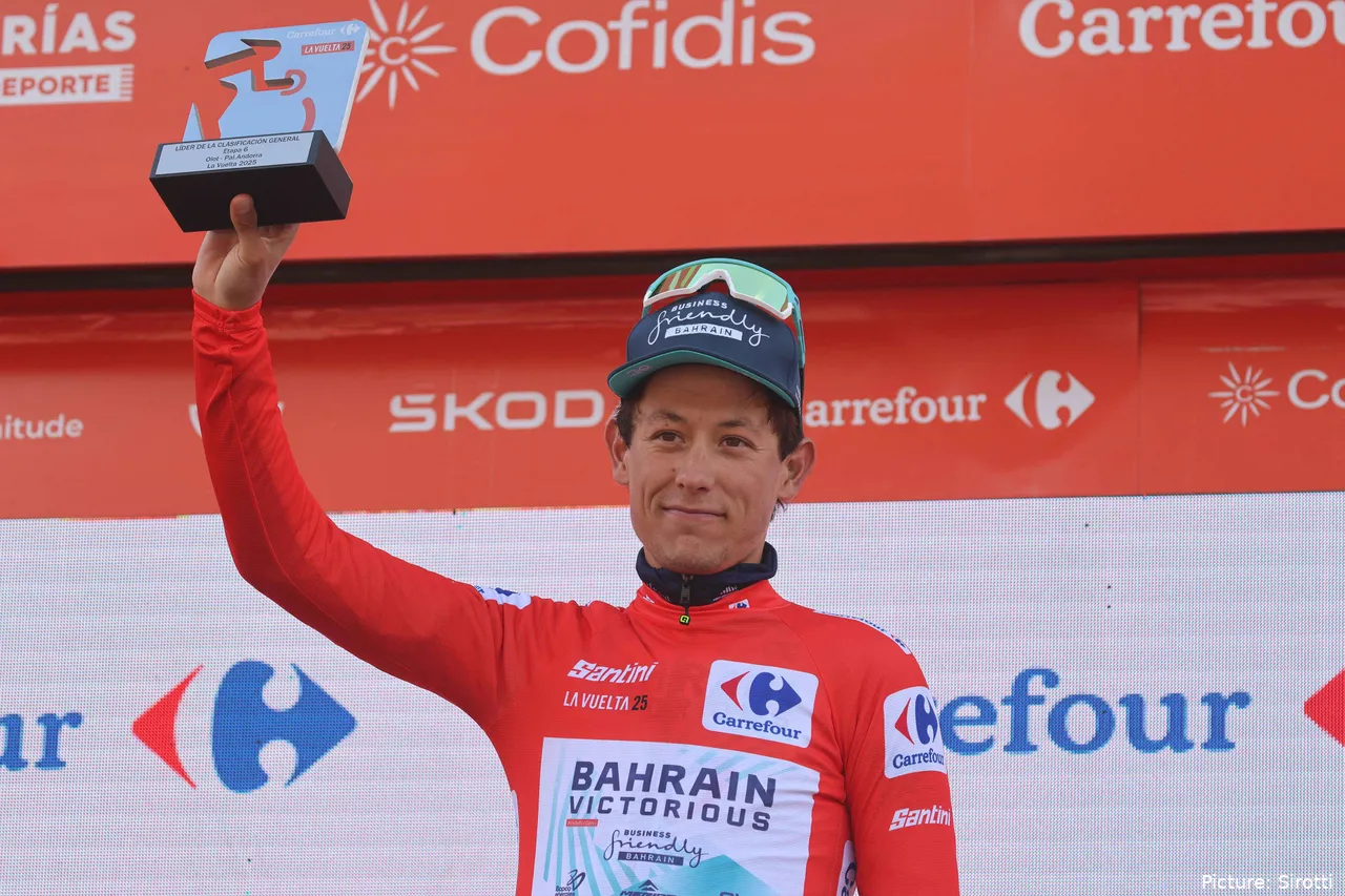 Torstein Træen, el líder de la Vuelta a España 2025 tras 8 etapas
