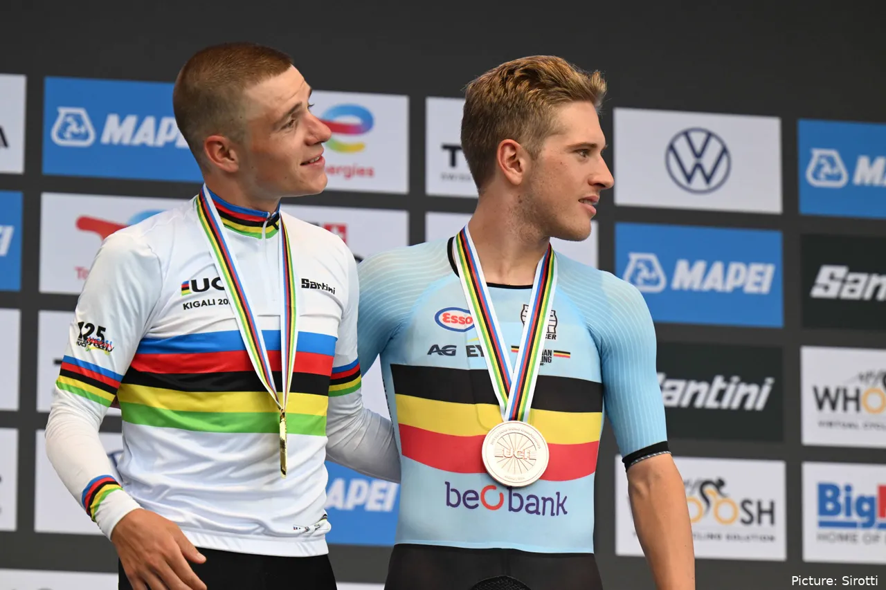 Bélgica sumó dos medallas en el Mundial Contrarreloj 2025