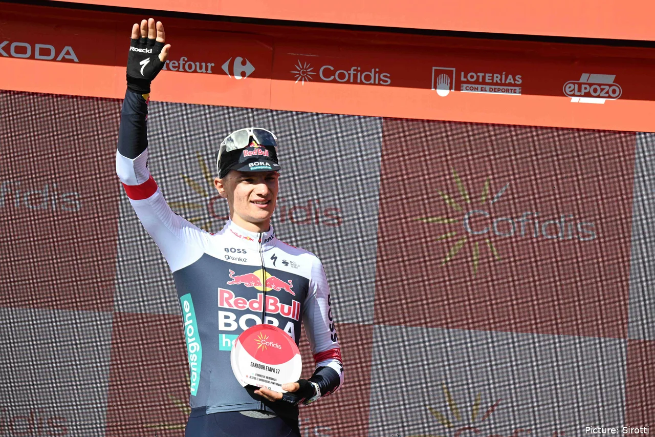 Giulio Pellizzari es el mejor joven y está 5º de la Vuelta a España 2025 tras 18 etapas