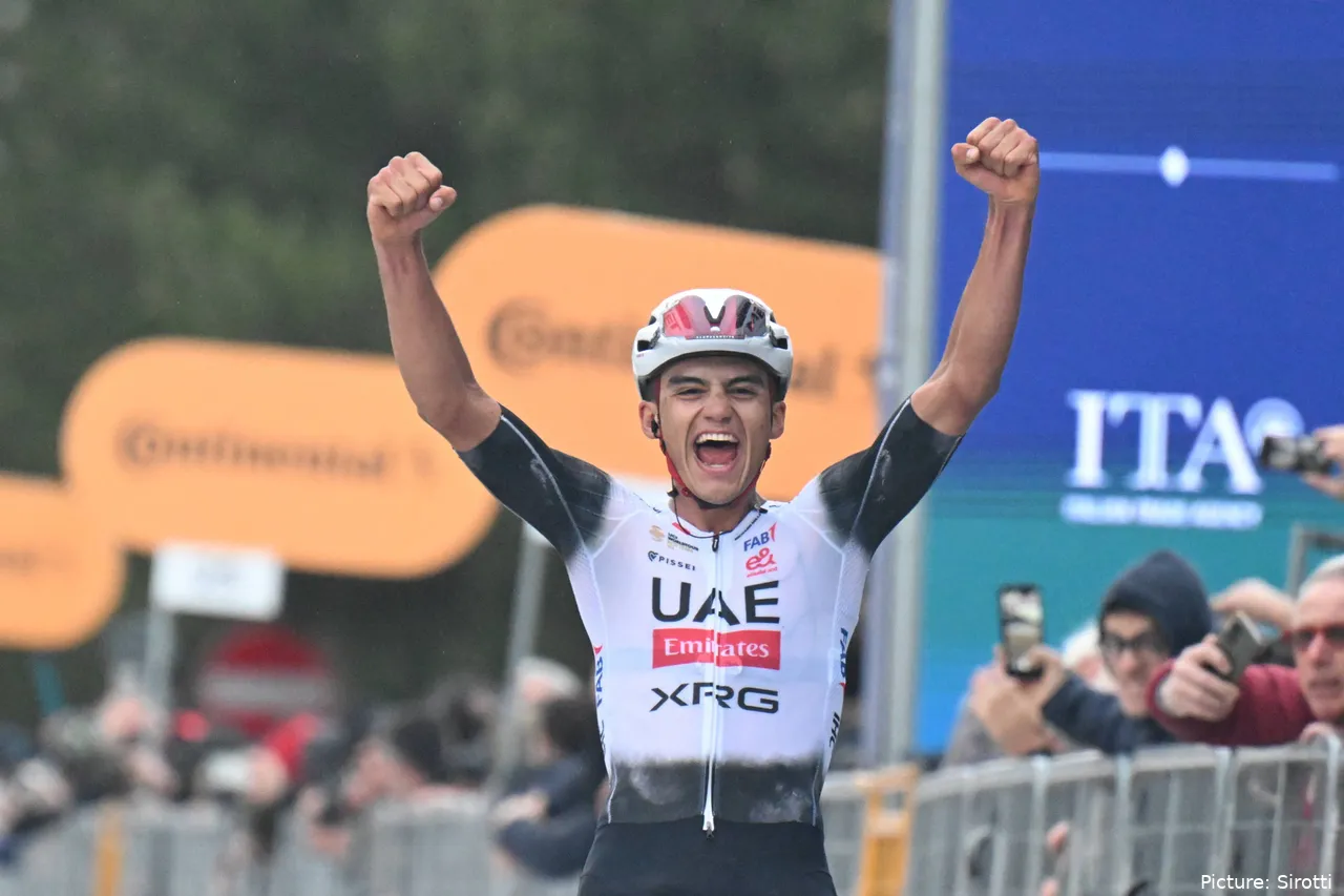 Isaac del Toro llega al Memorial Marco Pantani con un brillante 3 de 3