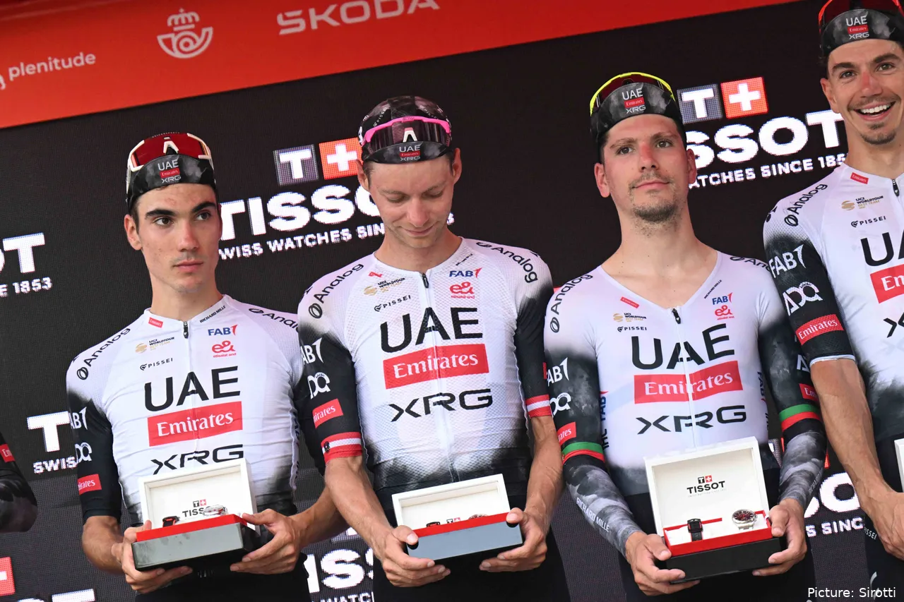 Ayuso y Almeida, los líderes del UAE antes de la Vuelta a España 2025