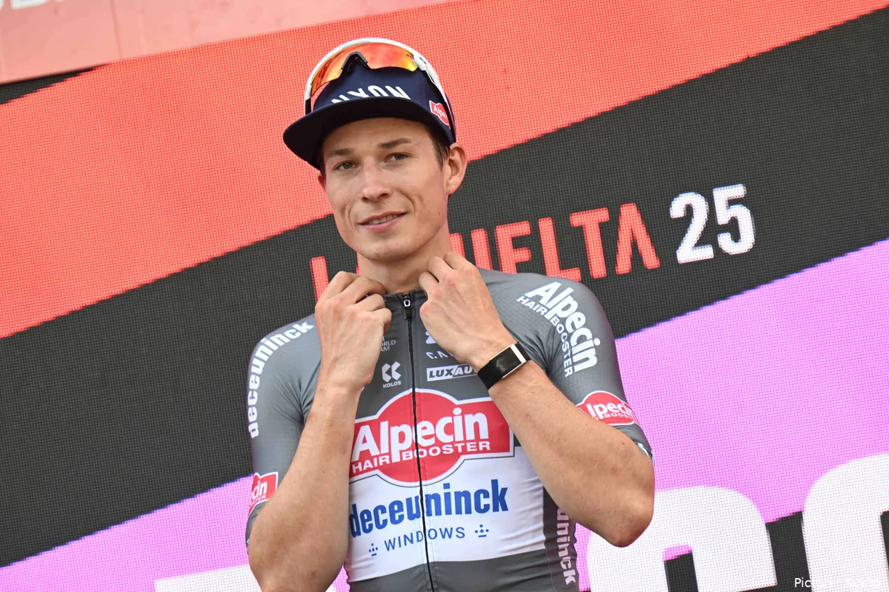 Jasper Philipsen ha sido el mayor ganador de etapas junto a Jonas Vingegaard en la Vuelta a España 2025