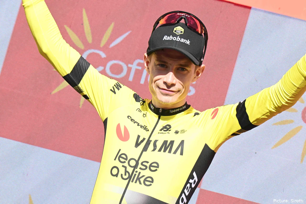 Jonas Vingegaard llegó al primer día de descanso de La Vuelta con 2 victorias de etapa