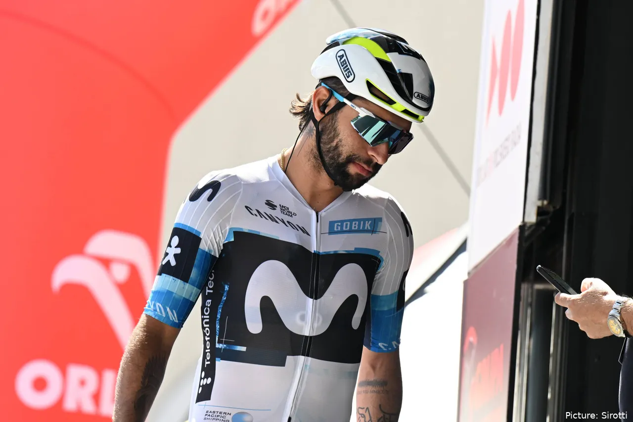 Fernando Gaviria ha tenido un 2025 muy decepcionante con Movistar Team
