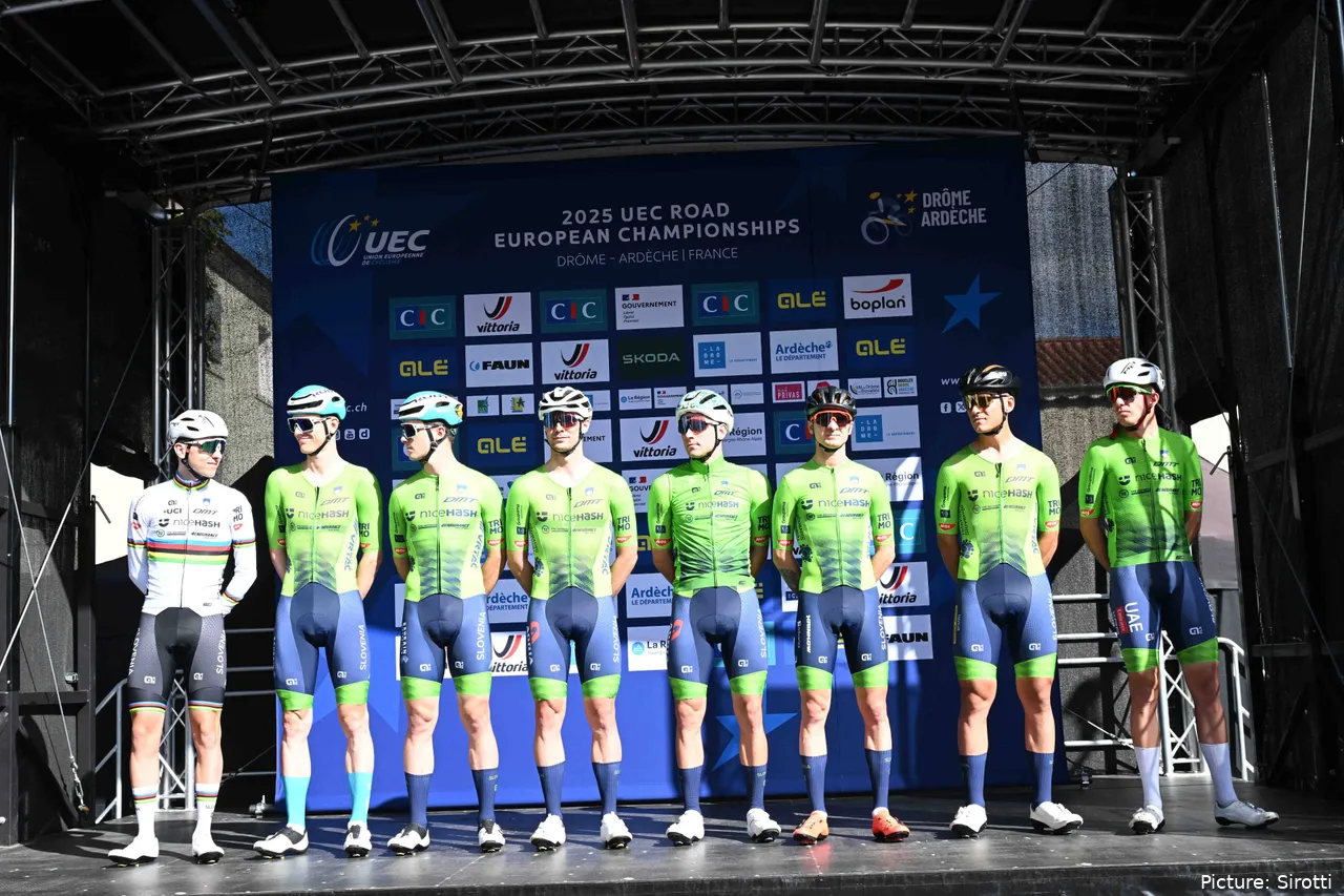 El equipo esloveno para el Campeonato de Europa 2025