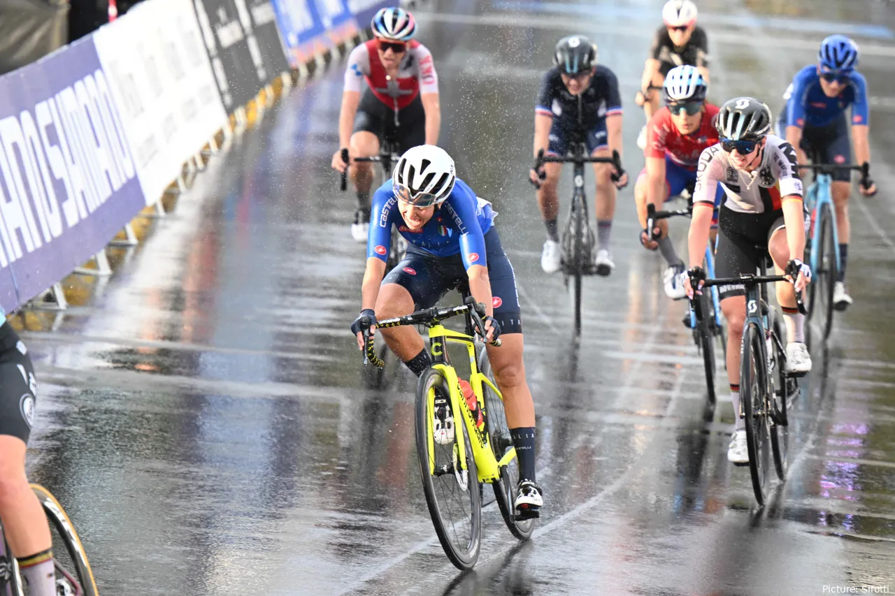 Silvia Persico in a race
