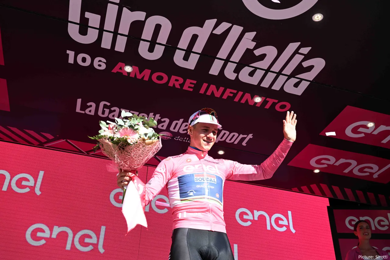 Evenepoel was in the Maglia Rosa in 2023 before abandoning due to Covid
