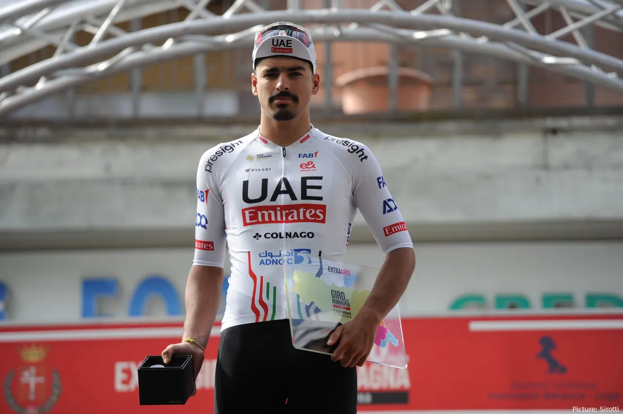 António Morgado foi uma das figuras do bloco de clássicas da UAE Team Emirates, este ano