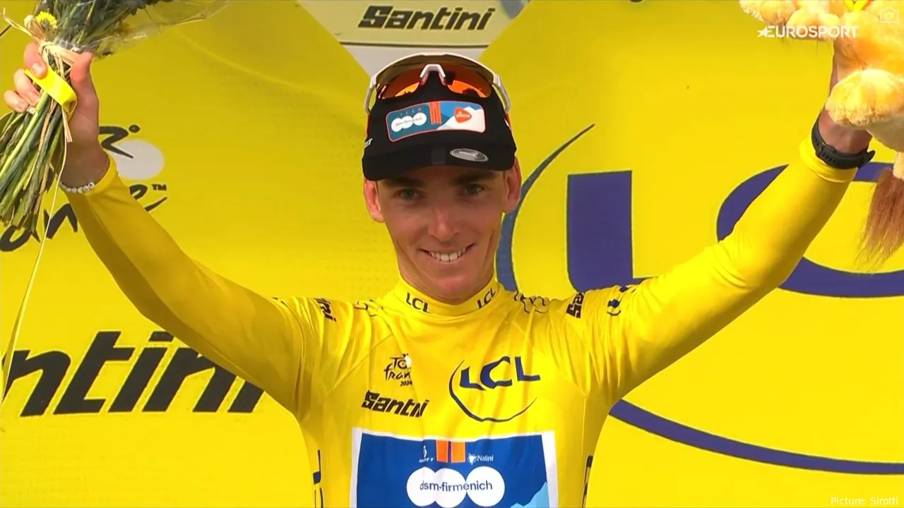 Romain Bardet andou um dia de Amarelo na Volta a França
