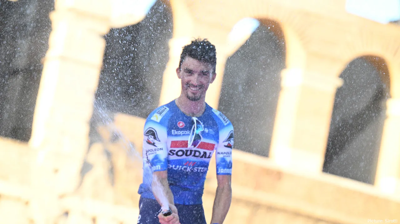 Julian Alaphilippe quer festejar pela Soudal antes da sua partida para a Tudor em 2025