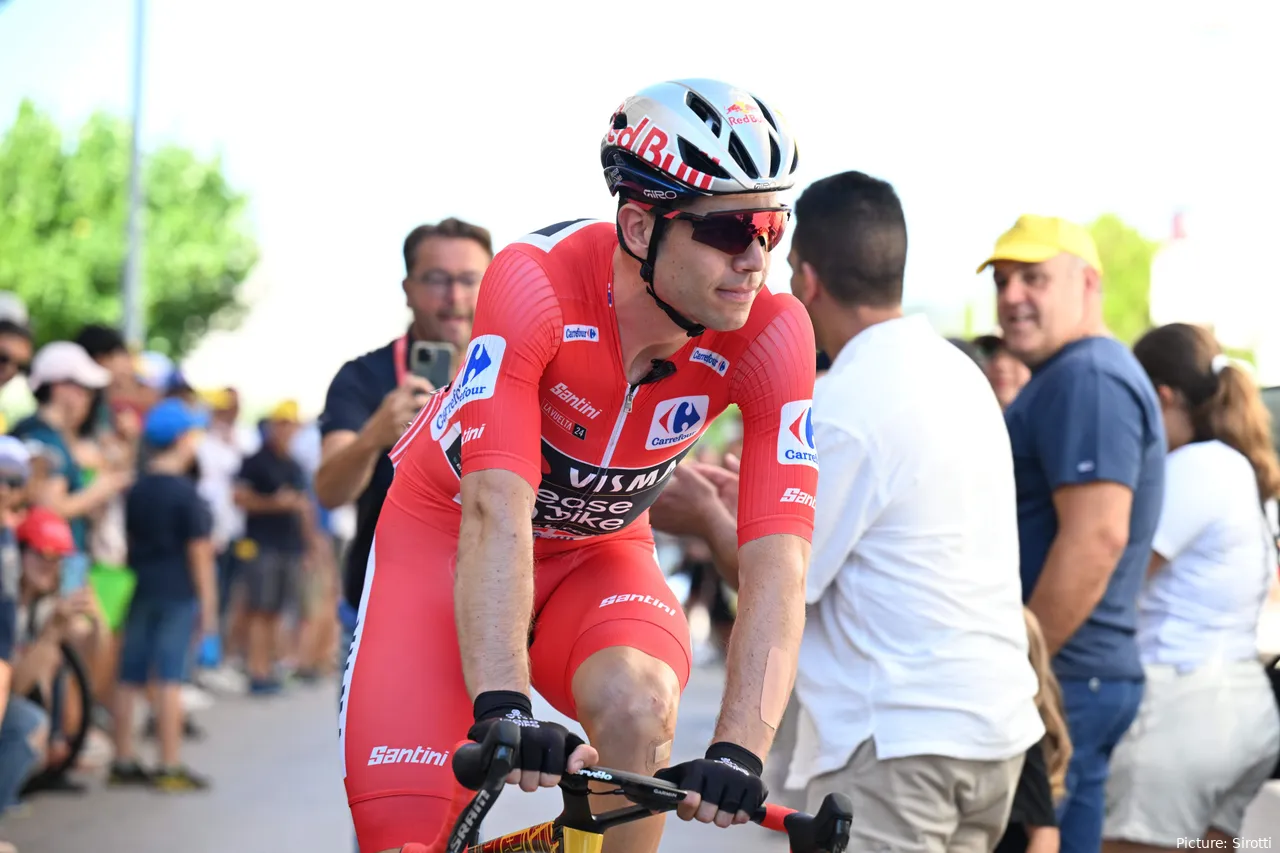 Wout van Aert já foi líder da corrida, agora está na liderança da classificação por Pontos.