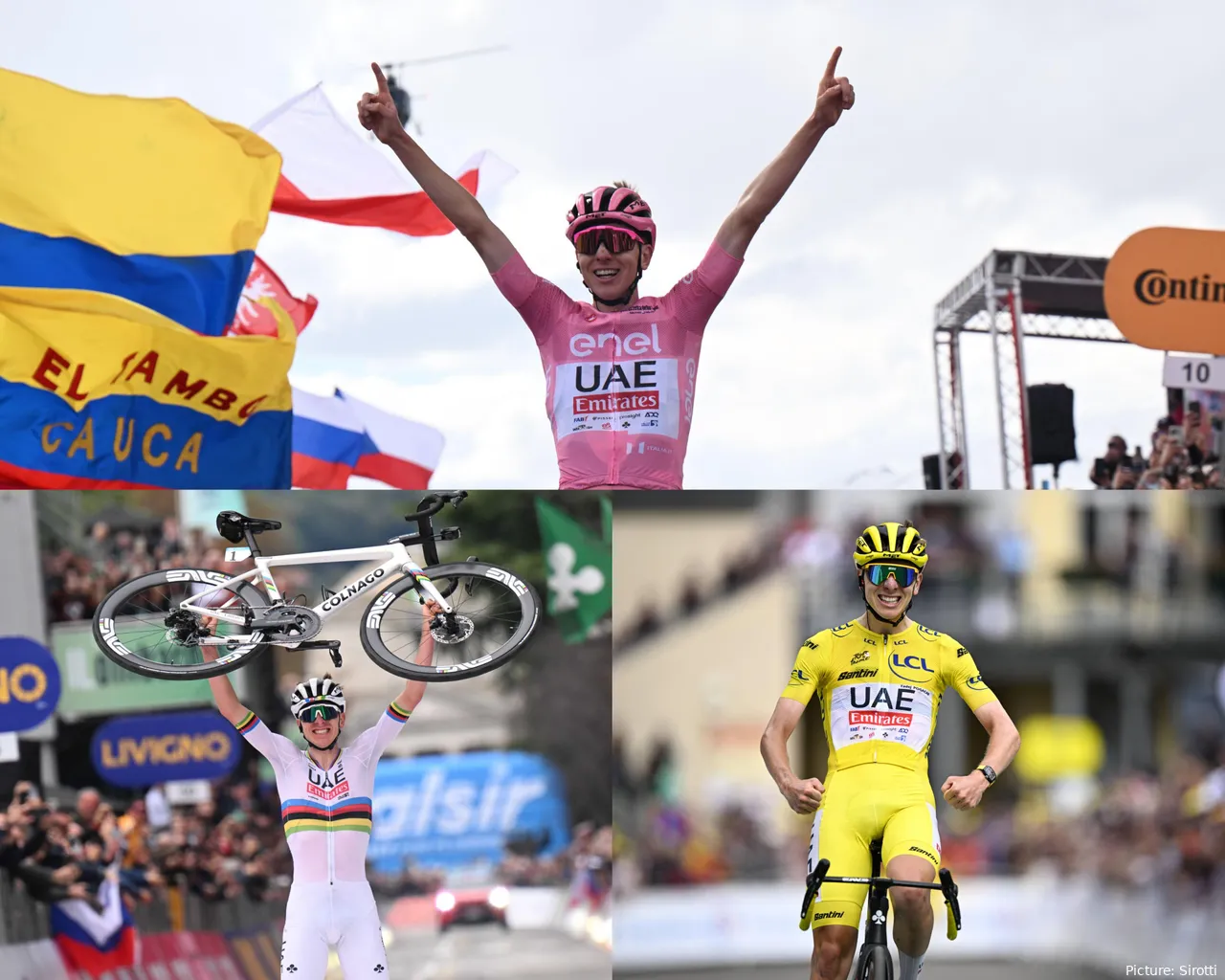 Tadej Pogacar contributed to UAE Team Emirates' success with 25 wins in 2024