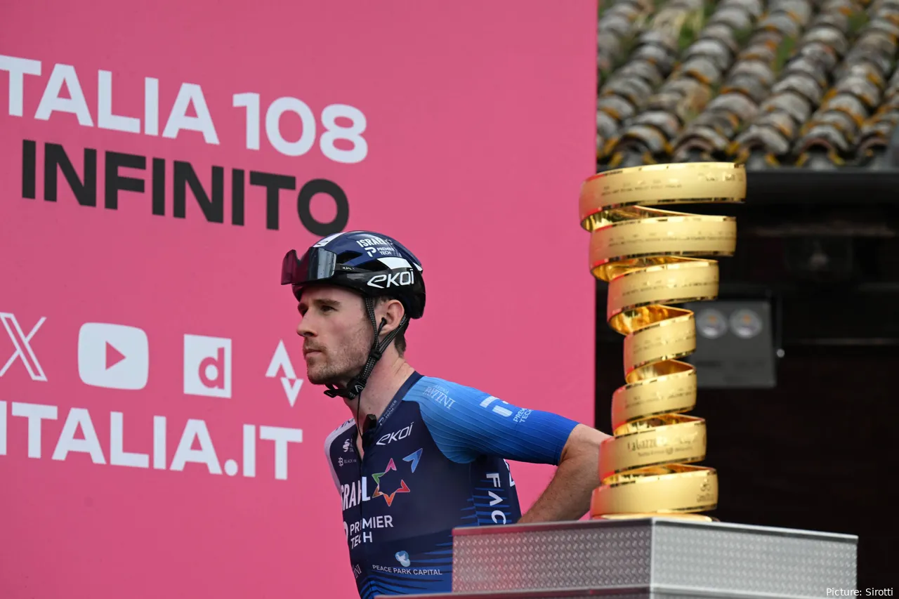 Derek Gee espera pelas subidas longas de sexta e sábado para disputar um lugar mais alto na CG do Giro