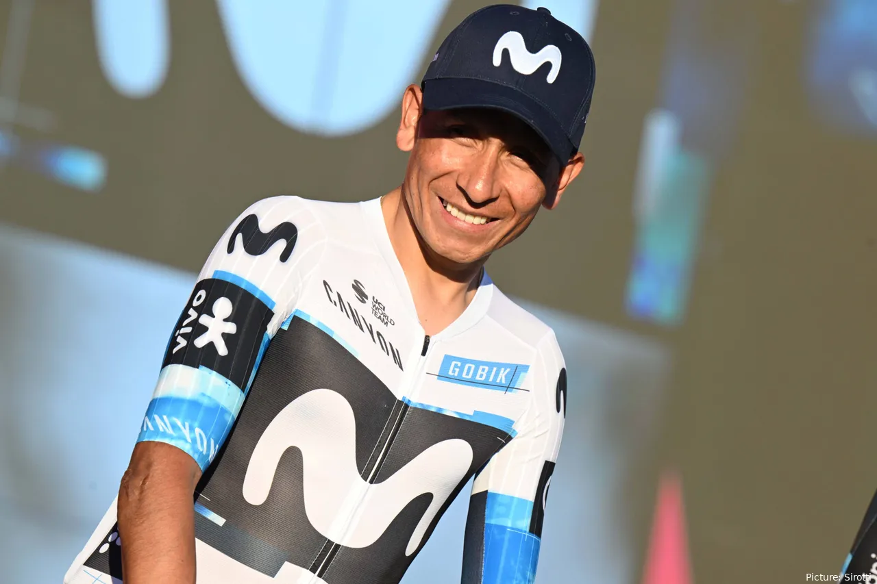 Nairo Quintana was present in the breakaway of the 11th stage of the Giro d'Italia 2025