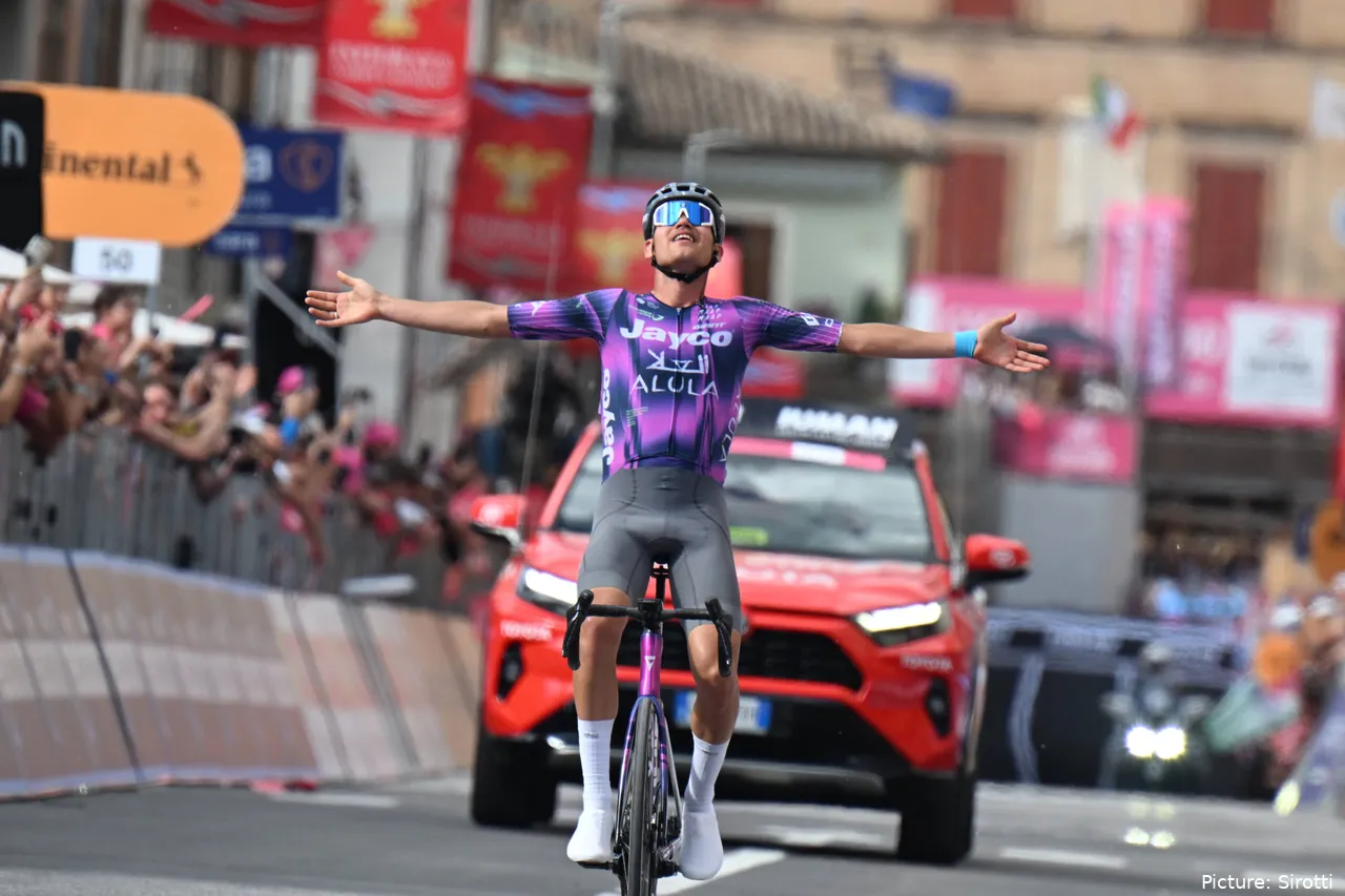 Luke Plapp can already tick off one box this year after Giro stage win