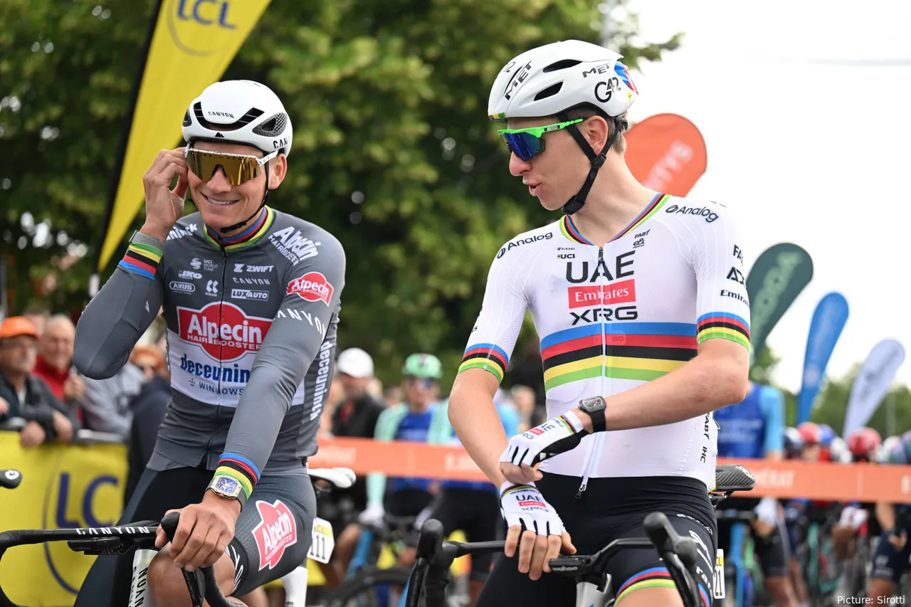 Pogacar e Van der Poel foram os grandes protagonistas da primavera de clássicas