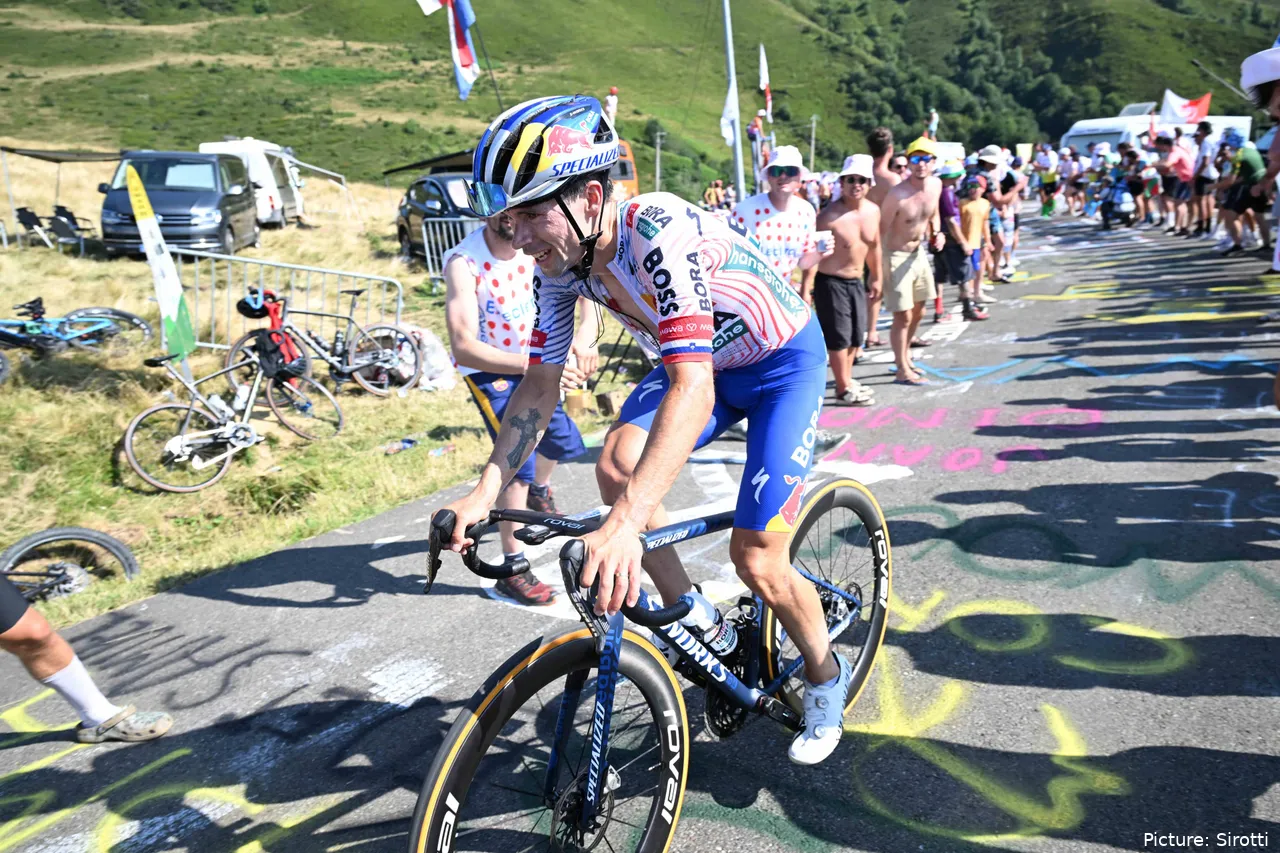 Primoz Roglic climbed to 5th place overall in the TDF