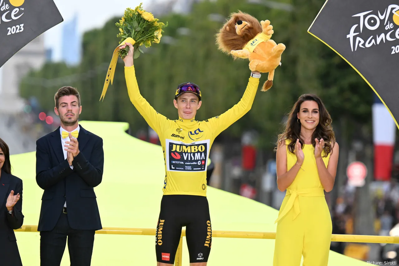 Vingegaard is tweevoudig winnaar van de Tour de France