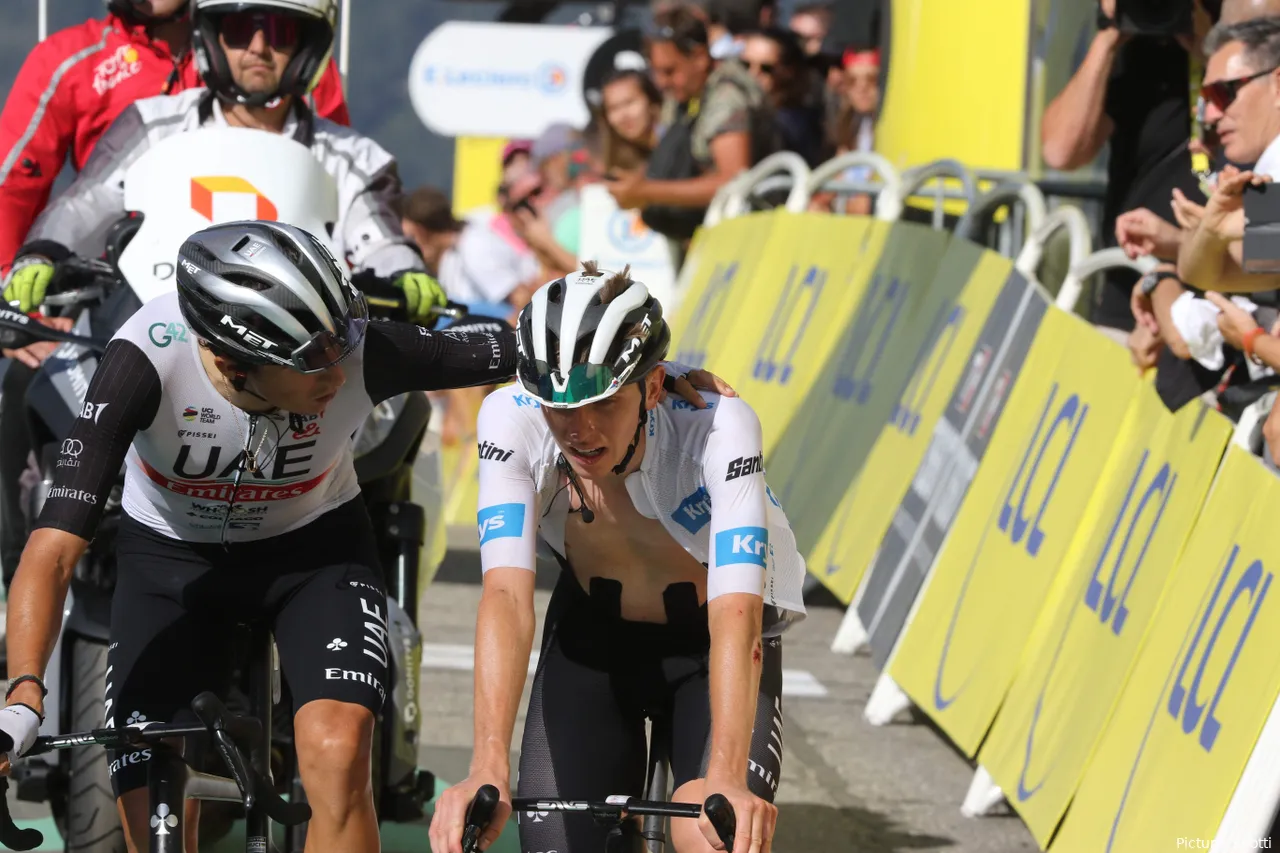 De Col de la Loze zag de laatste echte implosie van Tadej Pogacar
