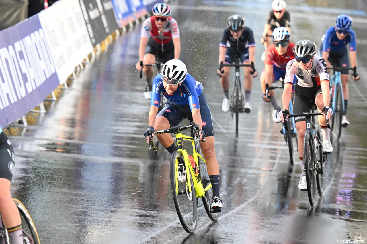 Silvia Persico in een race