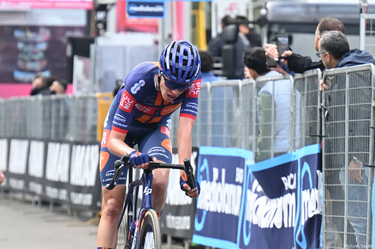 Max Poole eindigde net buiten de top 10 in de Giro