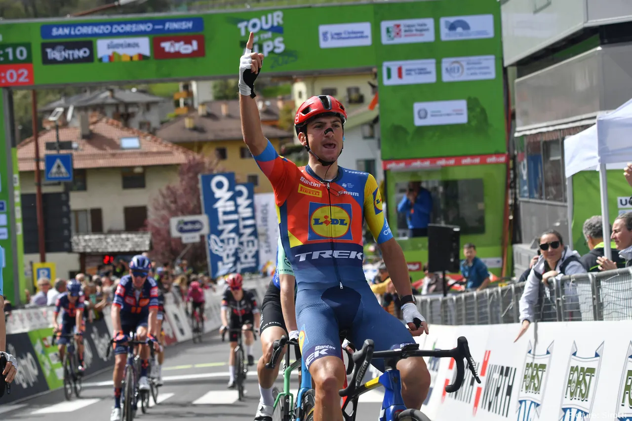 Giulio Cicone, viert een overwinning