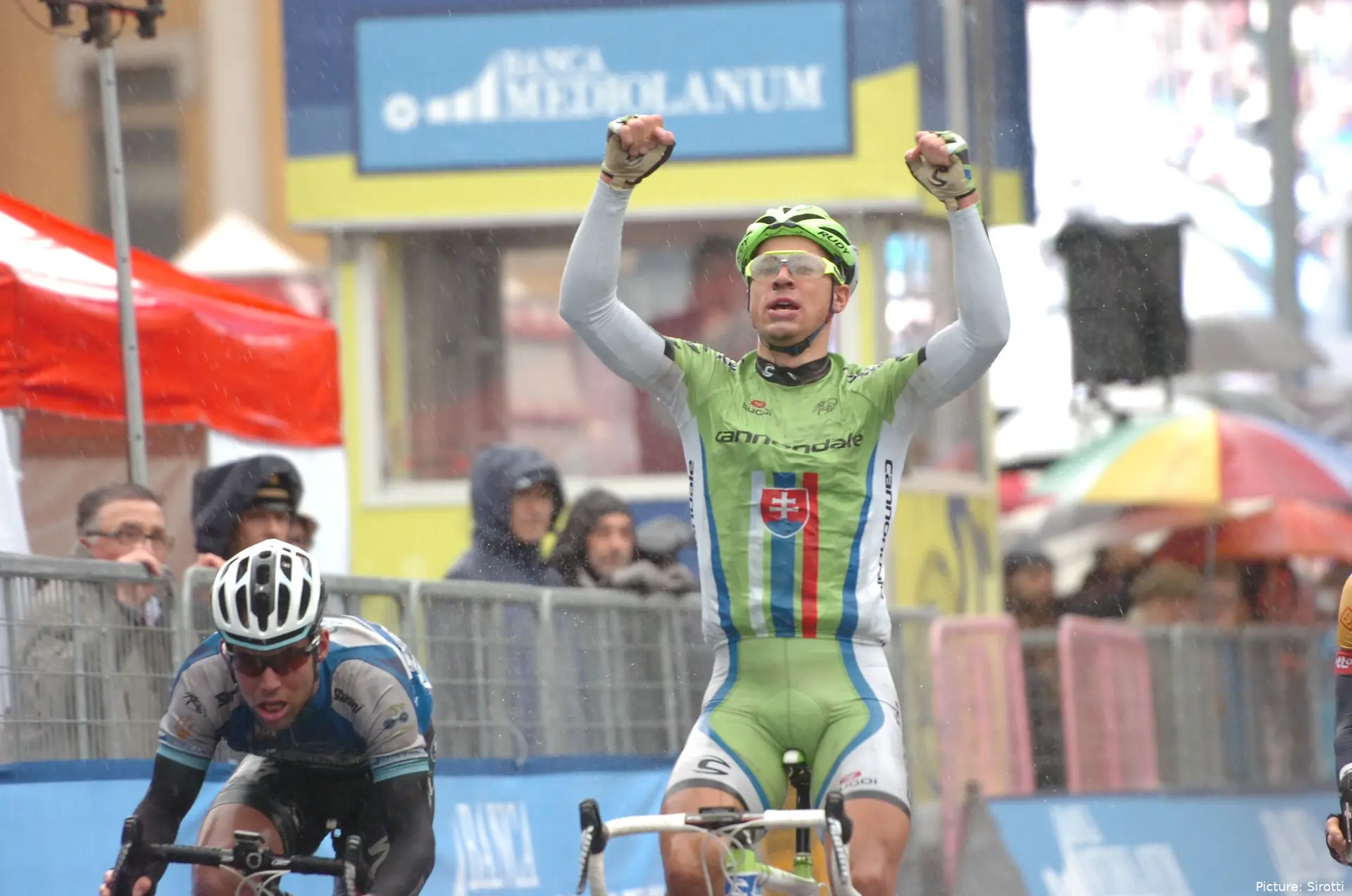 Peter Sagan y Mark Cavendish en competición