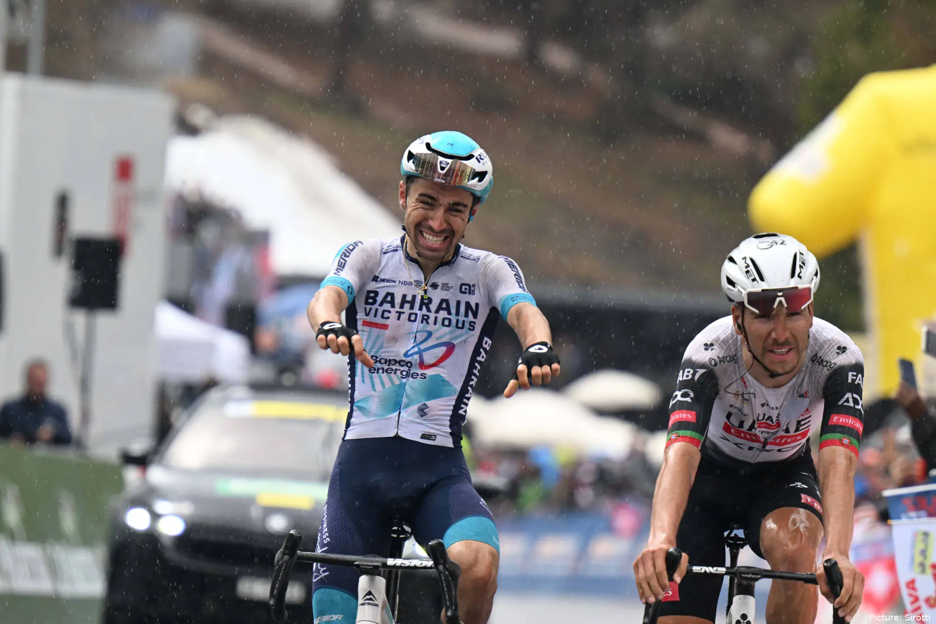 Martínez batió a João Almeida en la etapa reina de la Tour de Romandie @Sirotti