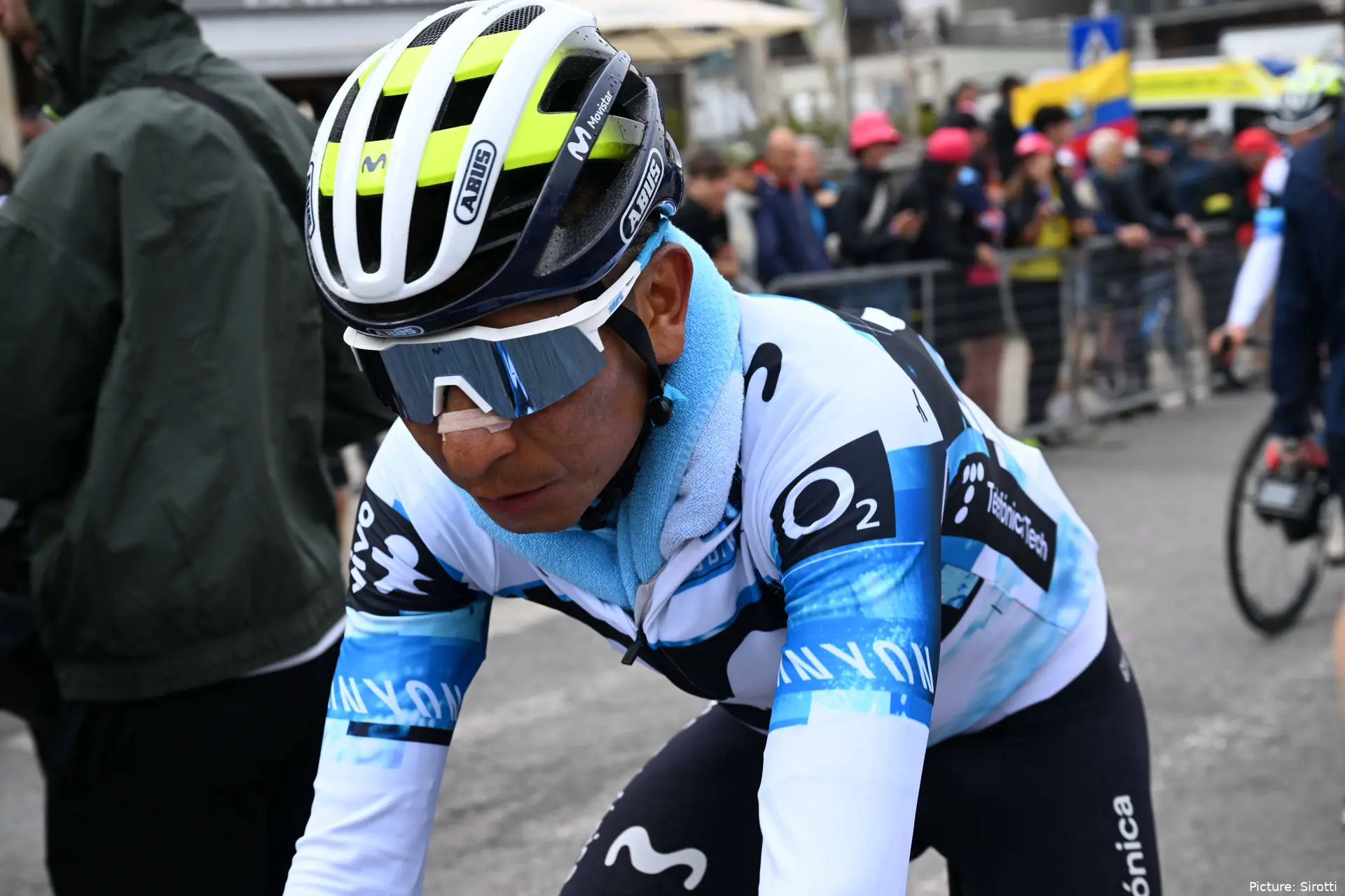 Nairo Quintana, tras una carrera con el Movistar Team