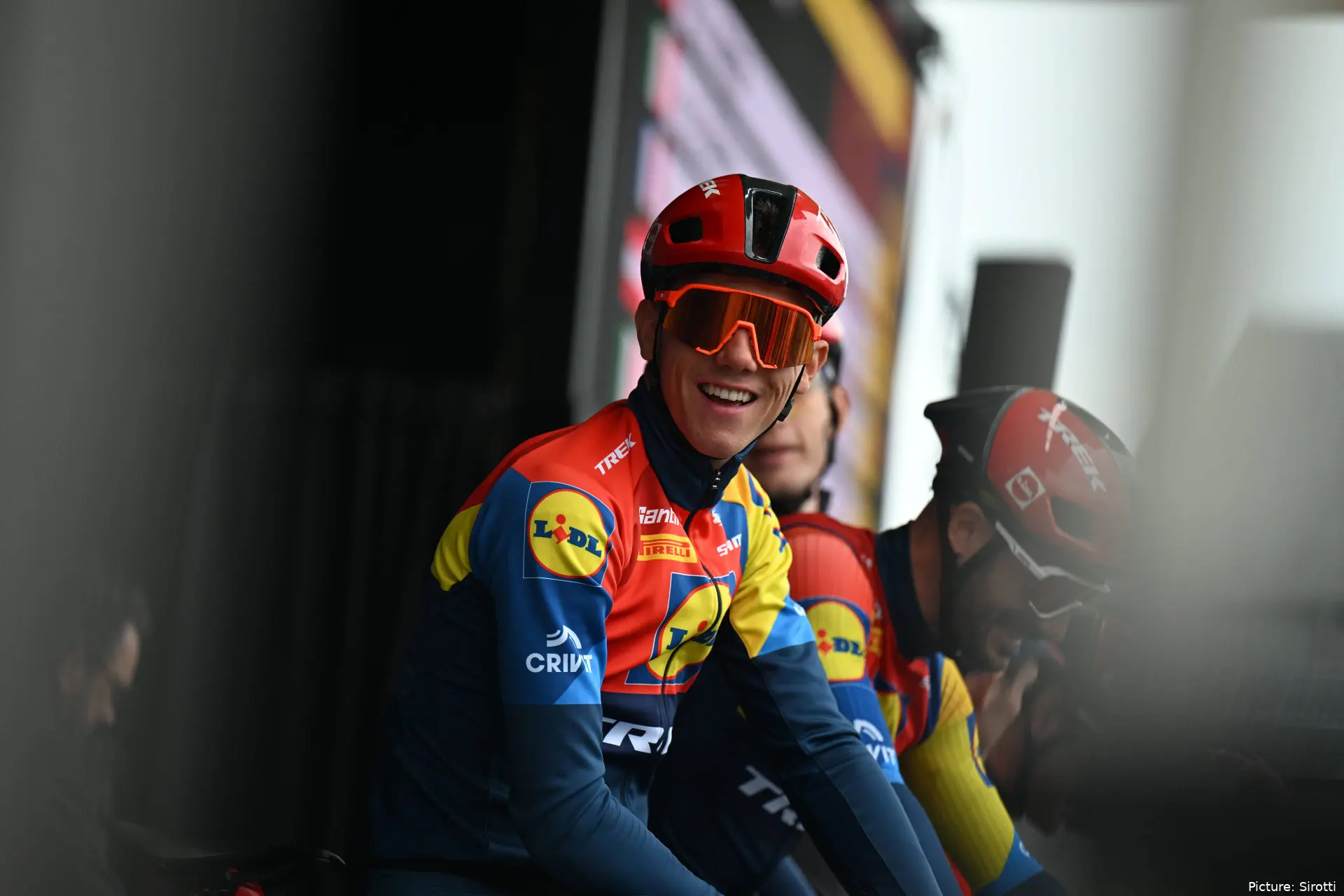 Thibau Nys en su debut en el Tour de France 2025