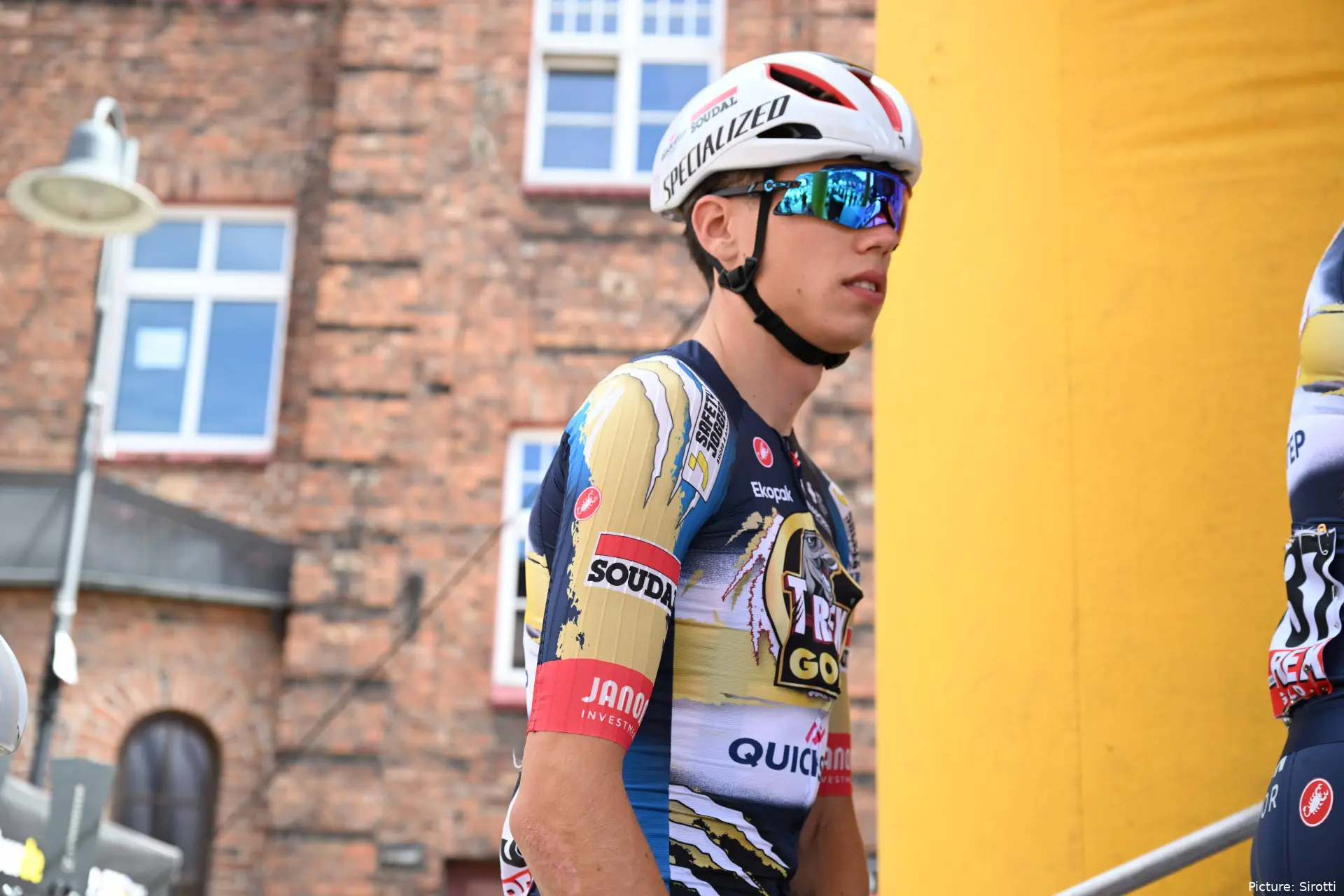 Paul Magnier en acción con Soudal - Quick-Step durante la temporada 2025