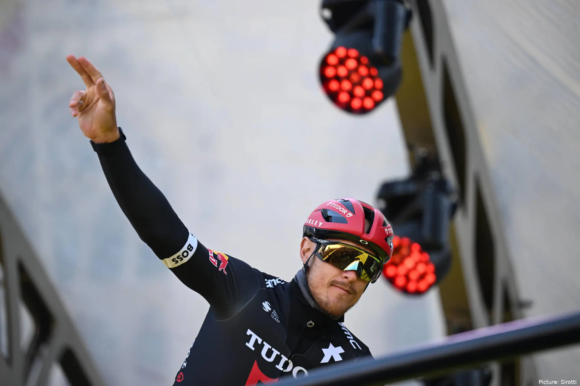 Matteo Trentin con el Tudor Pro Cycling Team