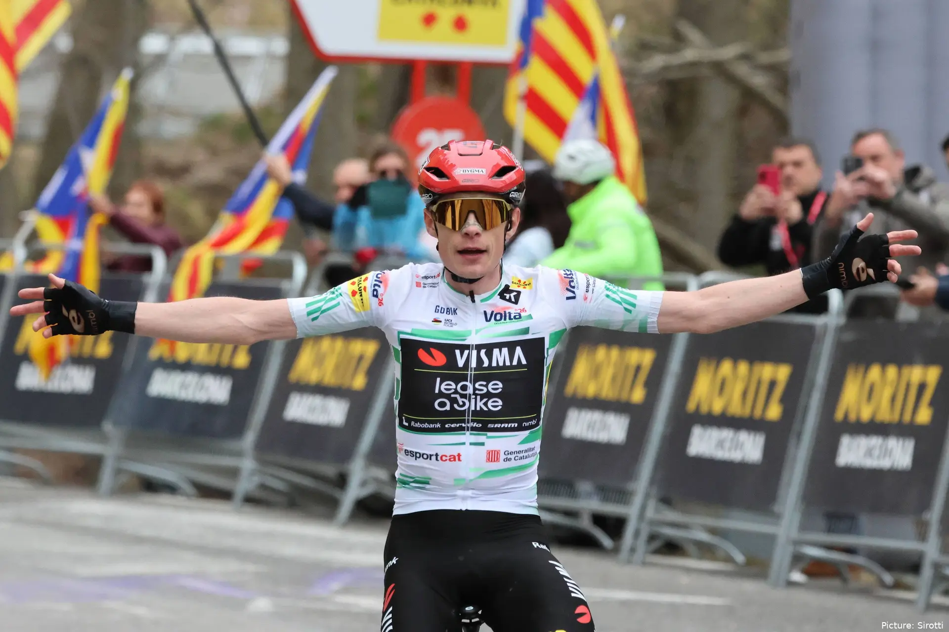 Jonas Vingegaard en la Volta a Catalunya 2026