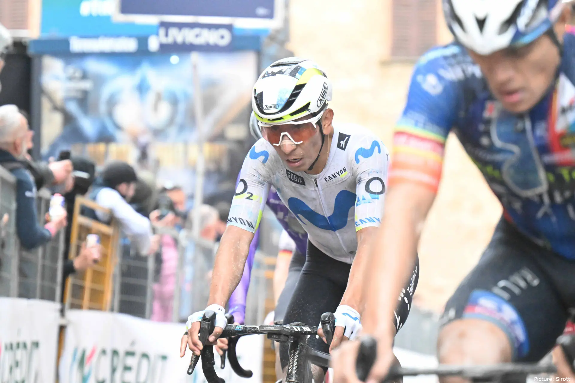 Nairo Quintana, ciclista colombiano de Movistar Team.
