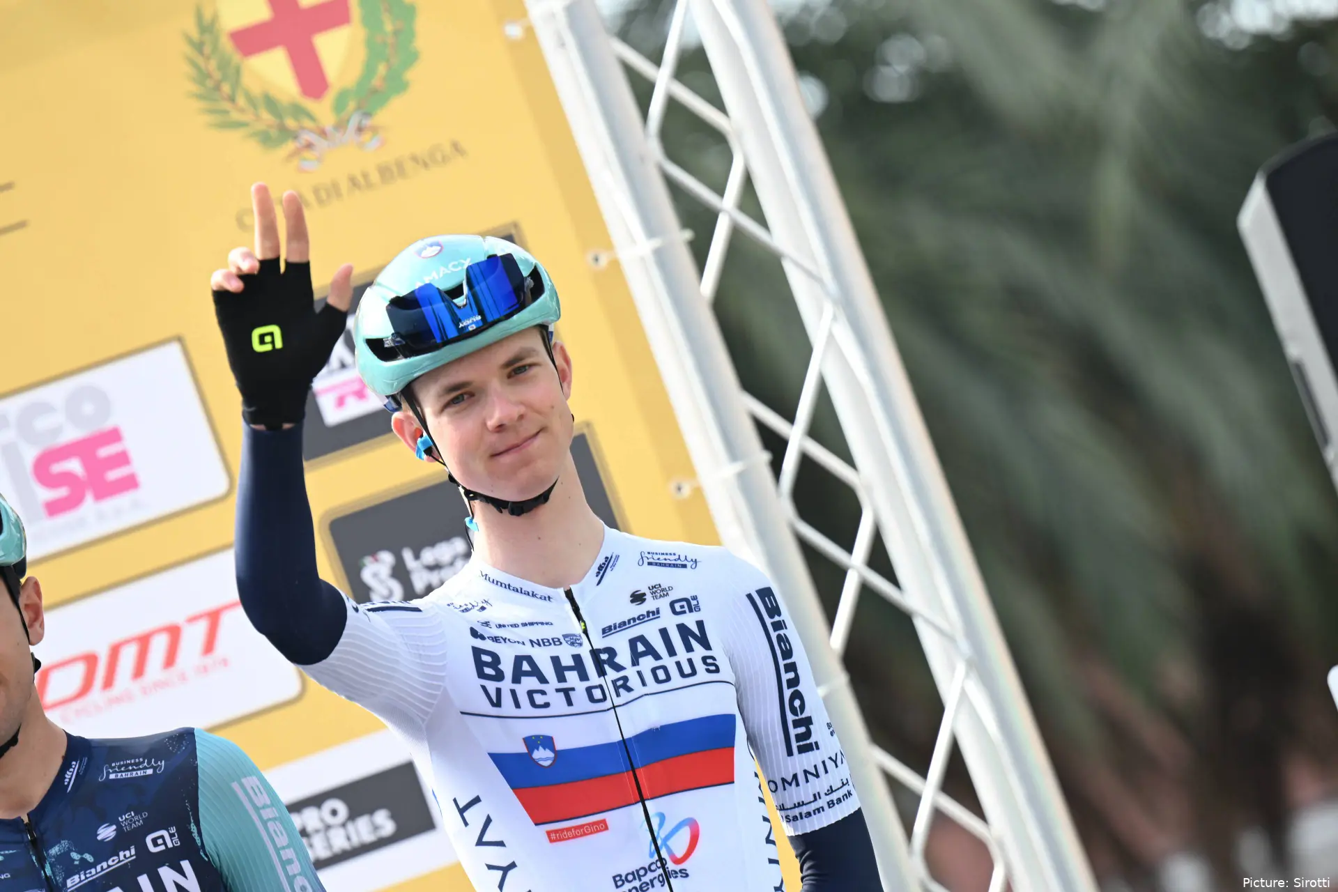Jakob Omrzel en el Trofeo Laigueglia 2026